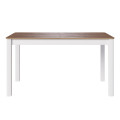 Комплект Стол МАКЛУ-07 МАССИВ 1400(+380)*900, Комплект ножек для стола Айсберг Белый