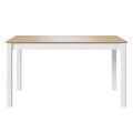 Комплект Стол МАКЛУ-07 МАССИВ 1400(+380)*900, Комплект ножек для стола Айсберг Белый