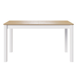 Комплект Стол МАКЛУ-07 МАССИВ 1400(+380)*900, Комплект ножек для стола Айсберг Белый