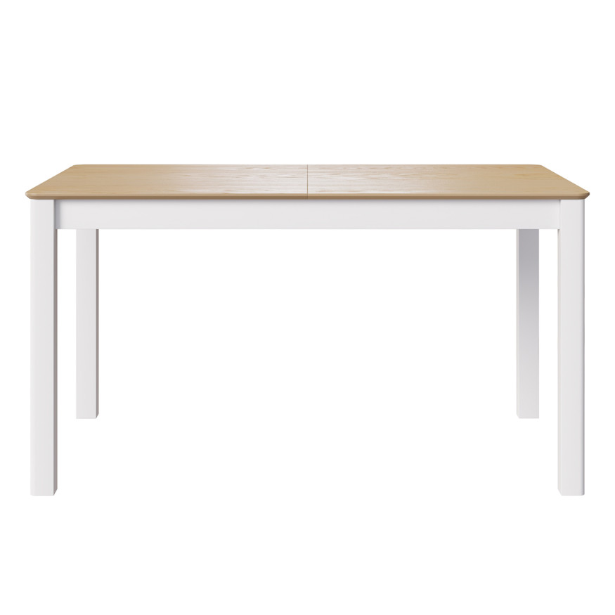 Комплект Стол МАКЛУ-07 МАССИВ 1400(+380)*900, Комплект ножек для стола Айсберг Белый