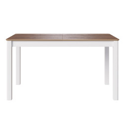 Комплект Стол МАКЛУ-07 МАССИВ 1400(+380)*900, Комплект ножек для стола Айсберг Белый