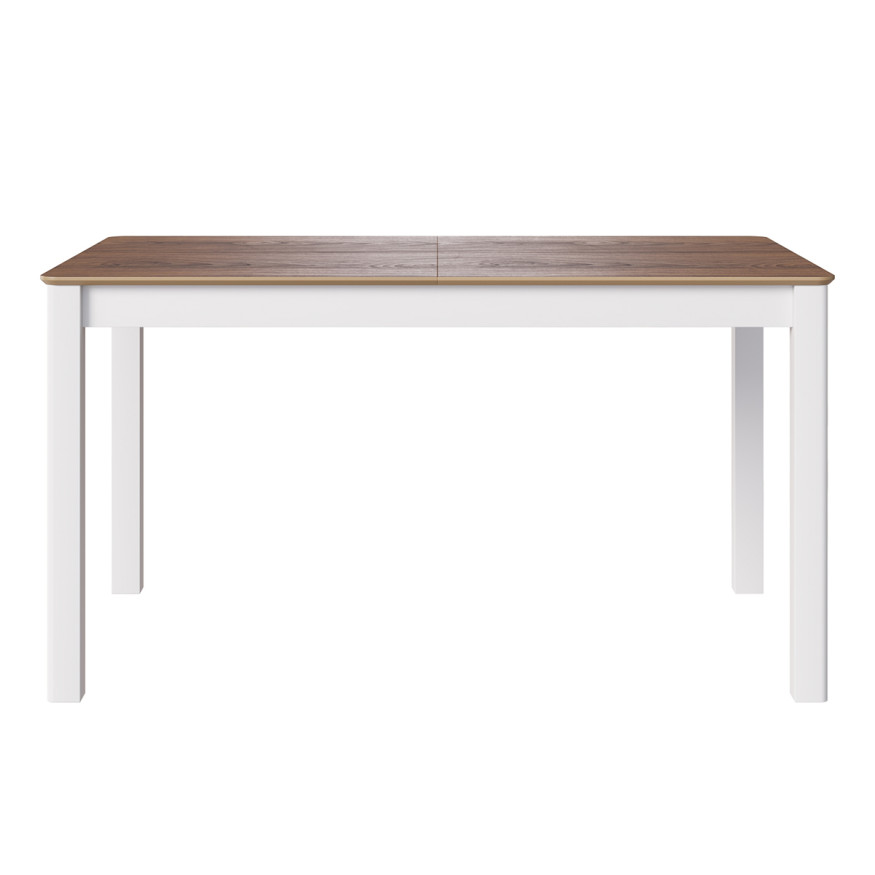 Комплект Стол МАКЛУ-07 МАССИВ 1400(+380)*900, Комплект ножек для стола Айсберг Белый