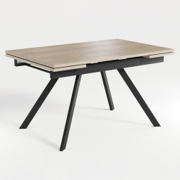 Комплект Стол РЕНДАЛ EGGER 1400(+330+330)*900 Опора РЕНДАЛ Металл Черный матовый м