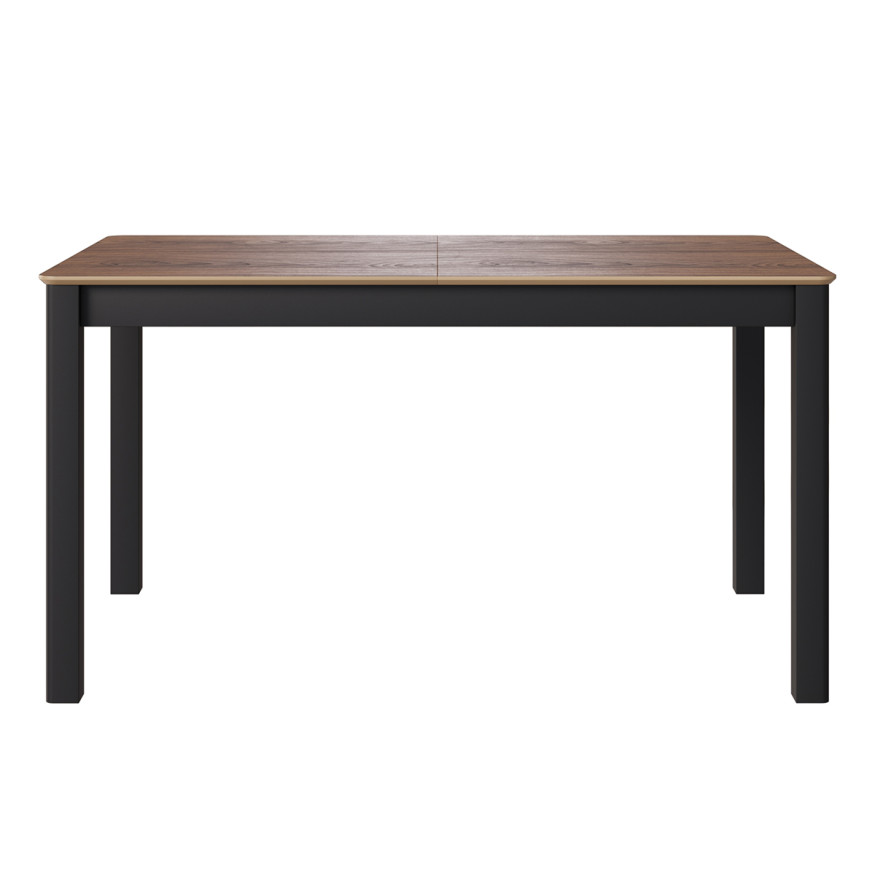 Комплект Стол МАКЛУ-07 МАССИВ 1400(+380)*900, Комплект ножек для стола Айсберг Черный