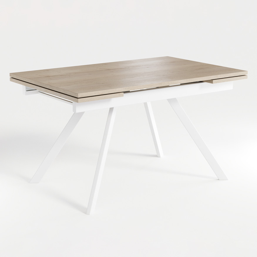 Комплект Стол РЕНДАЛ EGGER 1400(+330+330)*900 Опора РЕНДАЛ Металл Белый м