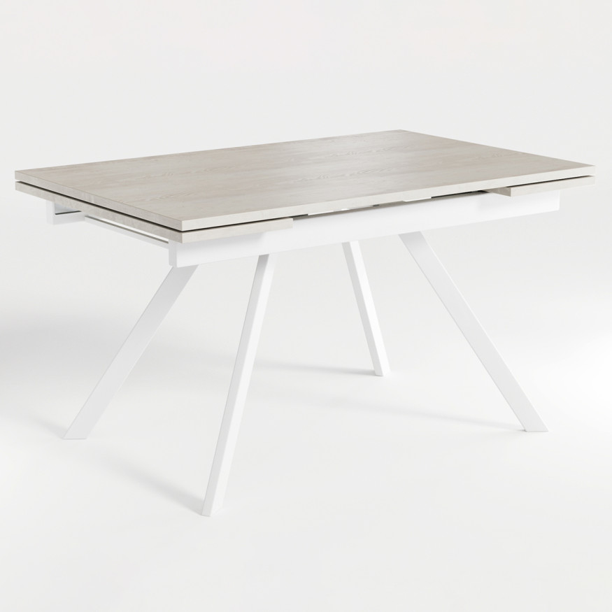 Комплект Стол РЕНДАЛ EGGER 1400(+330+330)*900 Опора РЕНДАЛ Металл Белый м