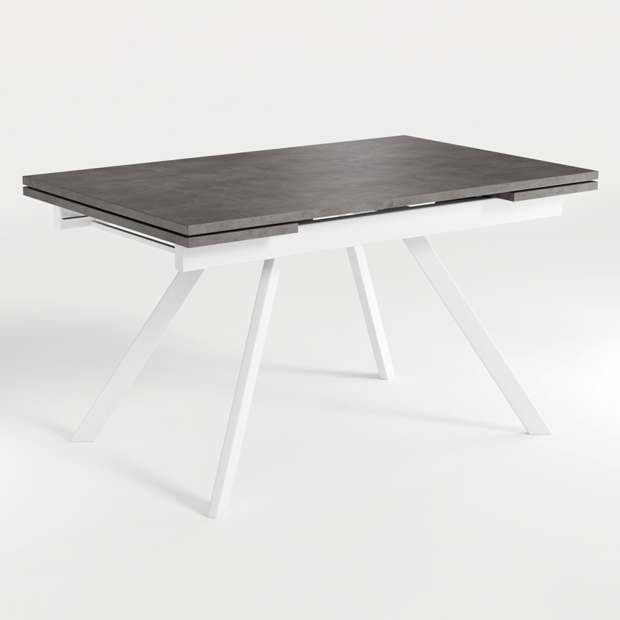 Комплект Стол РЕНДАЛ EGGER 1400(+330+330)*900 Опора РЕНДАЛ Металл Белый м