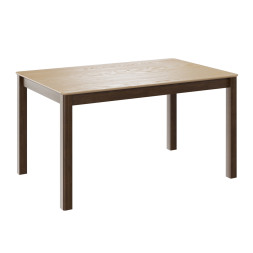 Комплект Стол МАКЛУ-07 МАССИВ 1400(+380)*900, Комплект ножек для стола Айсберг Орех