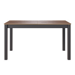 Комплект Стол МАКЛУ-07 МАССИВ 1400(+380)*900, Комплект ножек для стола Айсберг Графит