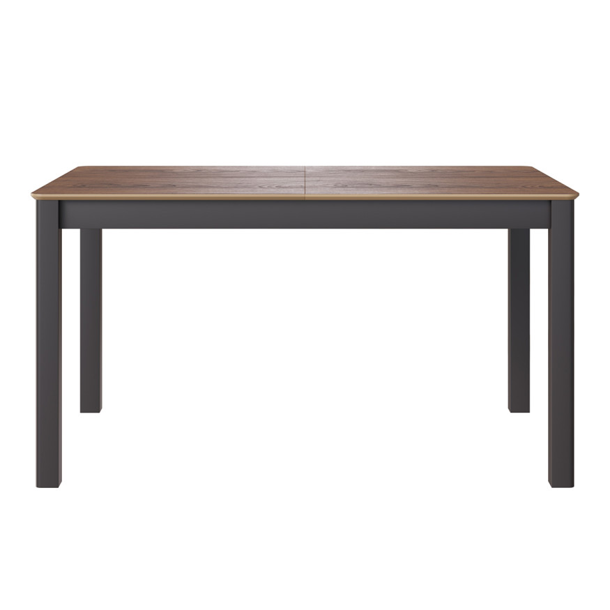 Комплект Стол МАКЛУ-07 МАССИВ 1400(+380)*900, Комплект ножек для стола Айсберг Графит