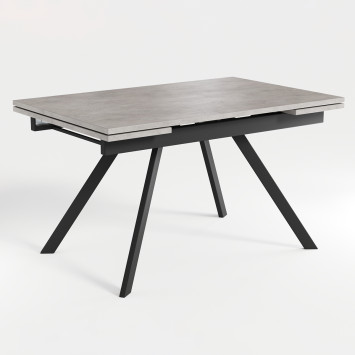 Комплект Стол РЕНДАЛ-МИНИ EGGER 1200(+330+330)*800 Опора РЕНДАЛ Металл Черный матовый м