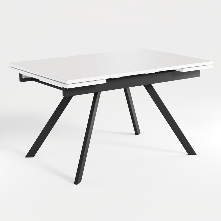 Комплект Стол РЕНДАЛ-МИНИ EGGER 1200(+330+330)*800 Опора РЕНДАЛ Металл Черный матовый м