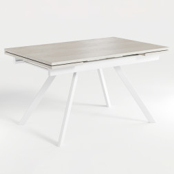 Комплект Стол РЕНДАЛ-МИНИ EGGER 1200(+330+330)*800 Опора РЕНДАЛ Металл Белый м