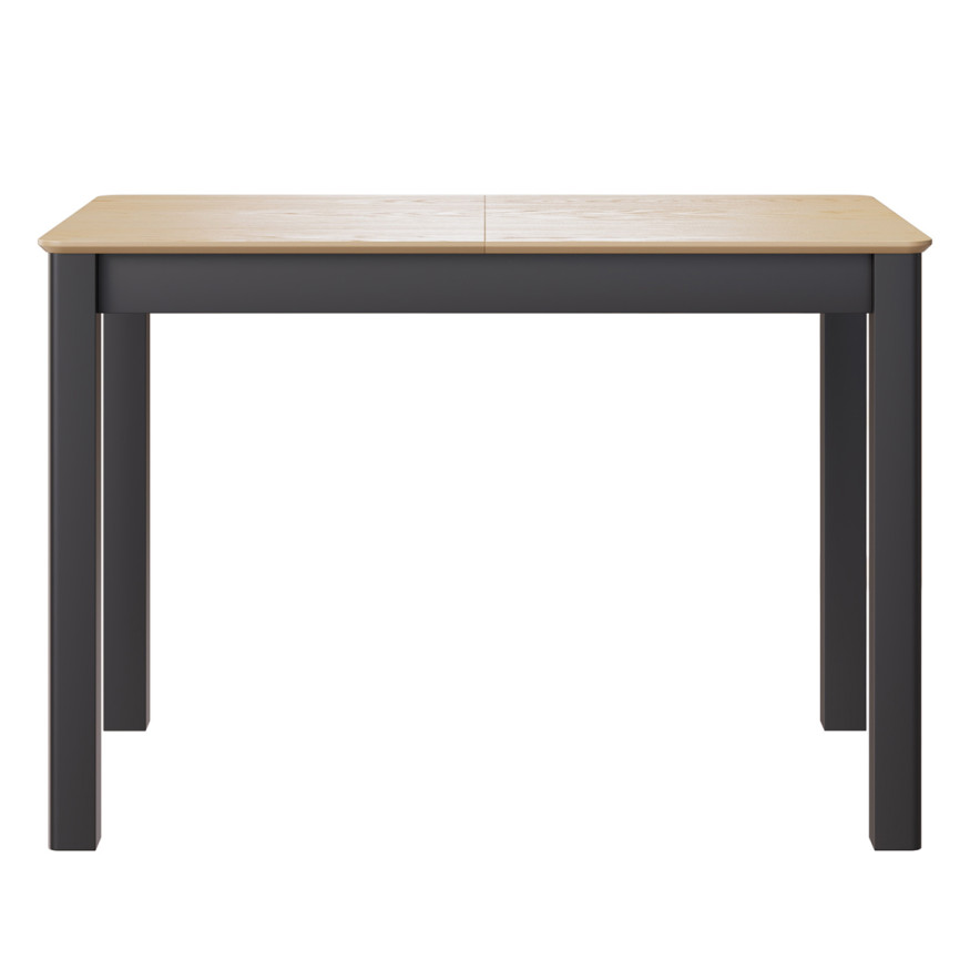 Комплект Стол МАКЛУ-01 1100(+360)*700 Массив Комплект ножек для стола Айсберг Графит