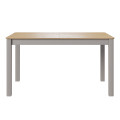 Комплект Стол МАКЛУ-07 МАССИВ 1400(+380)*900, Комплект ножек для стола Айсберг Серый