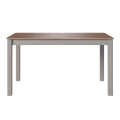 Комплект Стол МАКЛУ-07 МАССИВ 1400(+380)*900, Комплект ножек для стола Айсберг Серый