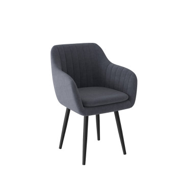 Комплект Стул ТРЕВИС XL, КАРКАС СТЕЛС Черный матовый М