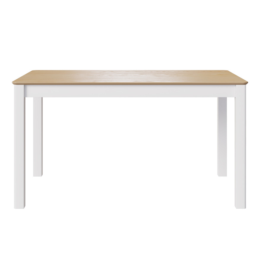 Комплект Стол МАКЛУ-08 МАССИВ 1400*900, Комплект ножек для стола Айсберг Белый