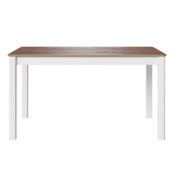 Комплект Стол МАКЛУ-08 МАССИВ 1400*900, Комплект ножек для стола Айсберг Белый