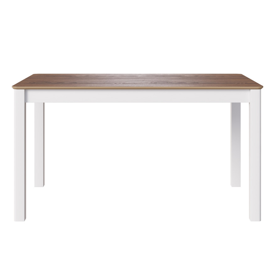 Комплект Стол МАКЛУ-08 МАССИВ 1400*900, Комплект ножек для стола Айсберг Белый