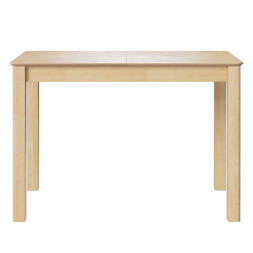 Комплект Стол МАКЛУ-01 1100(+360)*700 Массив Комплект ножек для стола Айсберг Береза лак