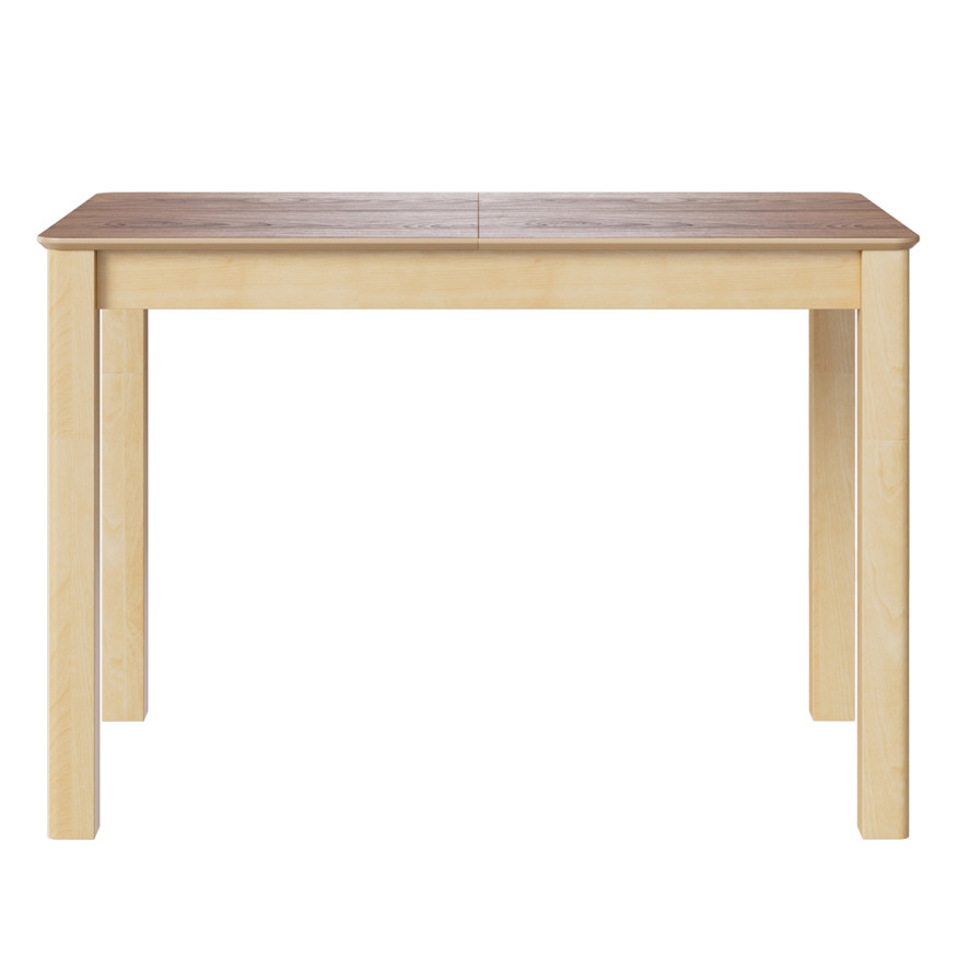 Комплект Стол МАКЛУ-01 1100(+360)*700 Массив Комплект ножек для стола Айсберг Береза лак