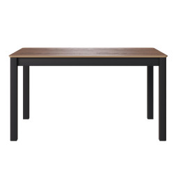 Комплект Стол МАКЛУ-08 МАССИВ 1400*900, Комплект ножек для стола Айсберг Черный