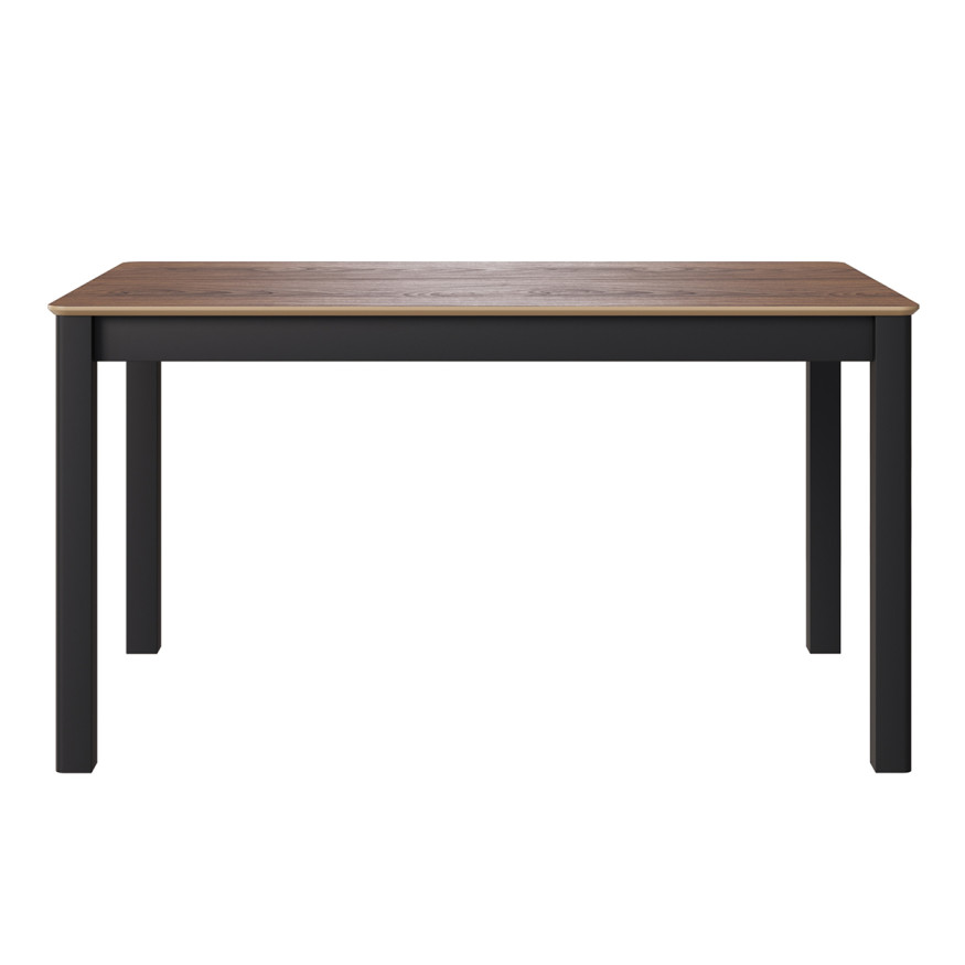 Комплект Стол МАКЛУ-08 МАССИВ 1400*900, Комплект ножек для стола Айсберг Черный