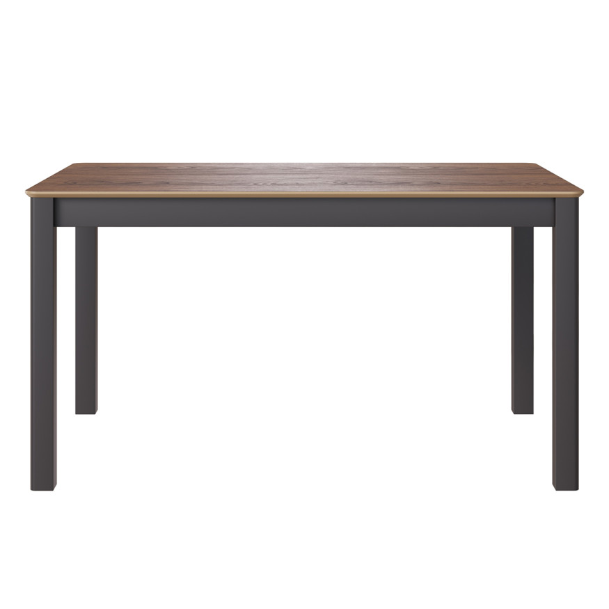 Комплект Стол МАКЛУ-08 МАССИВ 1400*900, Комплект ножек для стола Айсберг Графит