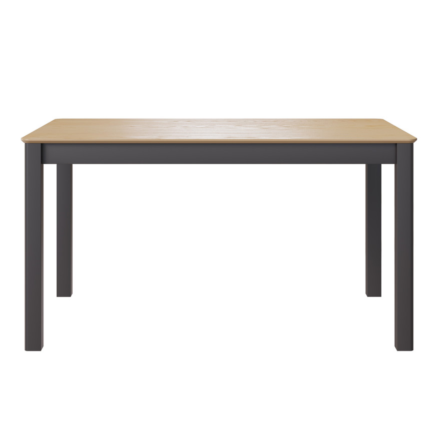 Комплект Стол МАКЛУ-08 МАССИВ 1400*900, Комплект ножек для стола Айсберг Графит