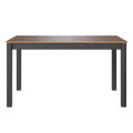 Комплект Стол МАКЛУ-08 МАССИВ 1400*900, Комплект ножек для стола Айсберг Графит