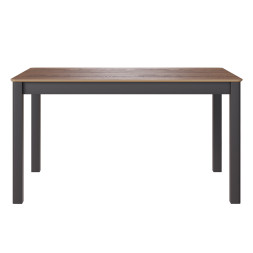 Комплект Стол МАКЛУ-08 МАССИВ 1400*900, Комплект ножек для стола Айсберг Графит