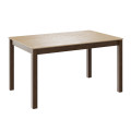 Комплект Стол МАКЛУ-08 МАССИВ 1400*900, Комплект ножек для стола Айсберг Орех