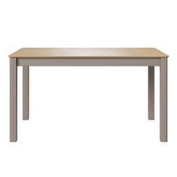 Комплект Стол МАКЛУ-08 МАССИВ 1400*900, Комплект ножек для стола Айсберг Капучино