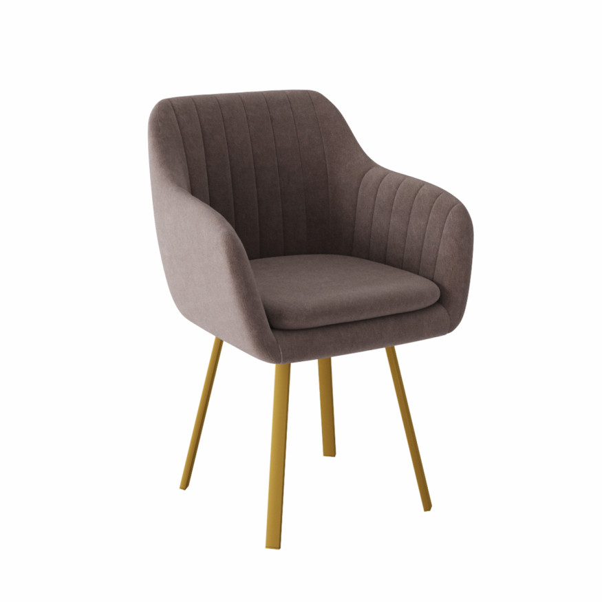 Стул ТРЕВИС XL Рилли золото 