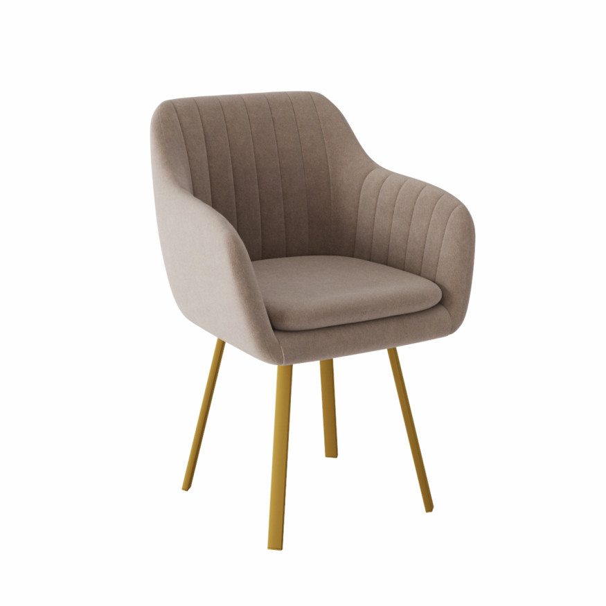 Стул ТРЕВИС XL Рилли золото 