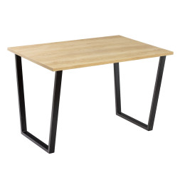 Комплект Стол АТЛАНТ 06 EGGER 1200*800 ОПОРА (А2,6,11,12) Черный матовый м