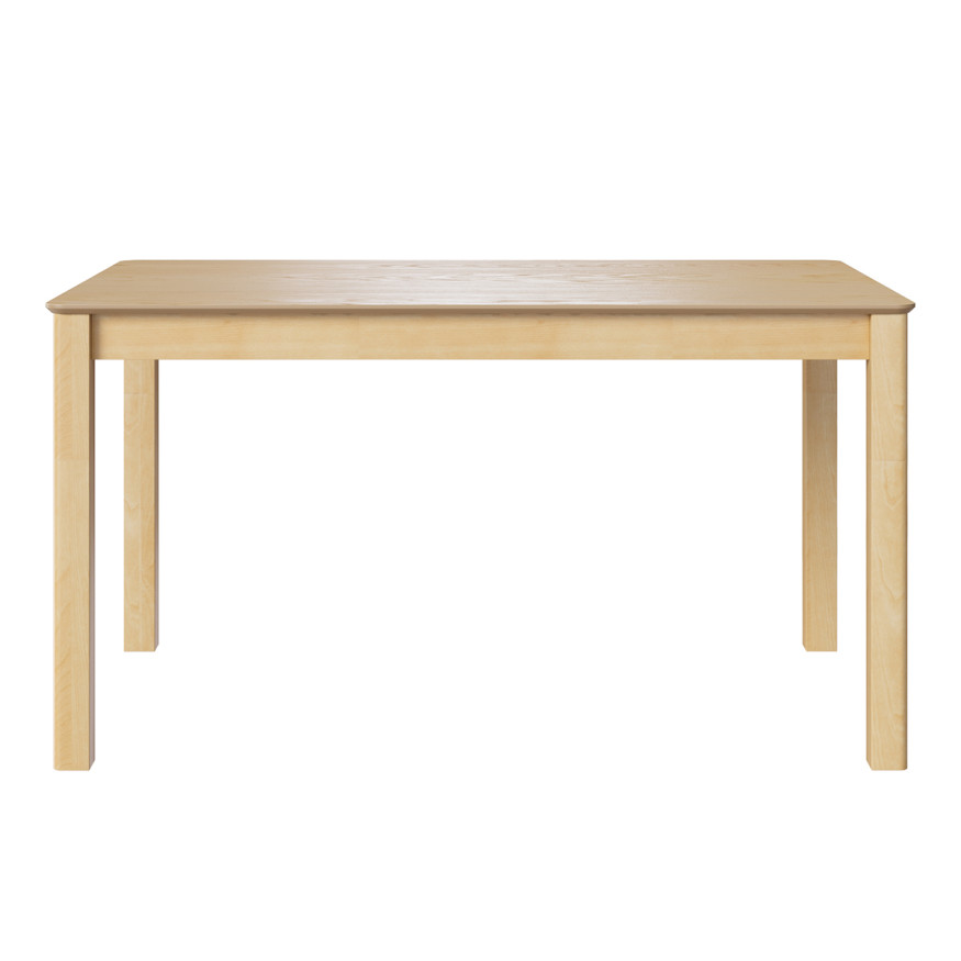 Комплект Стол МАКЛУ-08 МАССИВ 1400*900, Комплект ножек для стола Айсберг Береза лак