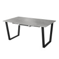Комплект Стол АТЛАНТ 07 EGGER 1400(+600)*900 ОПОРА (А7,8,9,10) Черный матовый м