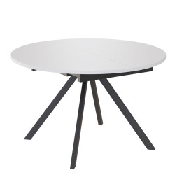 Комплект Стол ЛОКИ D-1200(+380) Опора для стола ЛОКИ Металл Черный матовый м