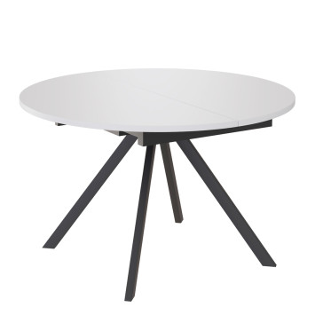 Комплект Стол ЛОКИ D-1200(+380) Опора для стола ЛОКИ Металл Черный матовый м