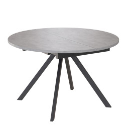 Комплект Стол ЛОКИ D-1200(+380) Опора для стола ЛОКИ Металл Черный матовый м