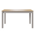 Комплект Стол МАКЛУ-08 МАССИВ 1400*900, Комплект ножек для стола Айсберг Серый