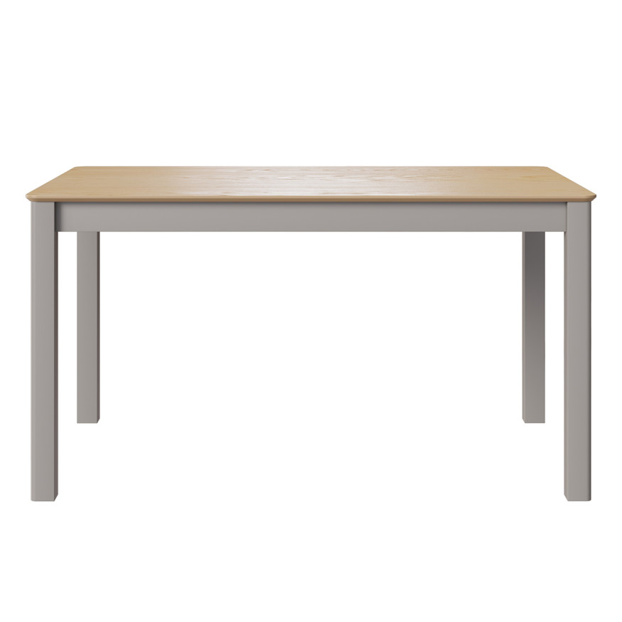 Комплект Стол МАКЛУ-08 МАССИВ 1400*900, Комплект ножек для стола Айсберг Серый