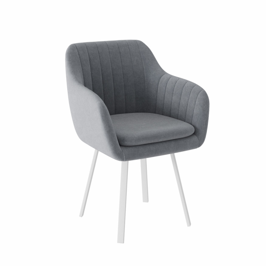 Стул ТРЕВИС XL Фантом белый м 