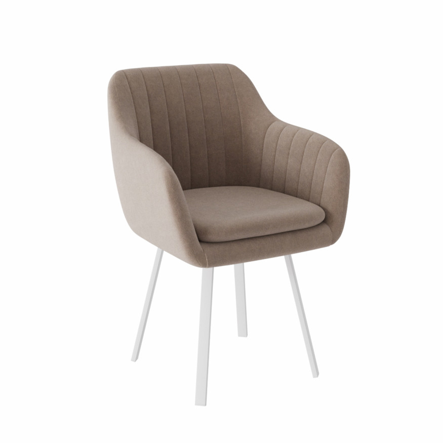 Стул ТРЕВИС XL Фантом белый м 