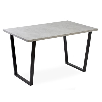 Комплект Стол АТЛАНТ 08 EGGER 1400*900 ОПОРА (А7,8,9,10) Черный матовый м