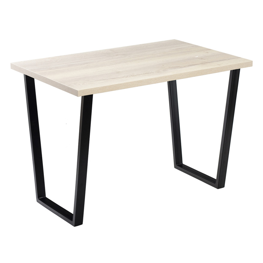 Комплект Стол АТЛАНТ 08 EGGER 1400*900 ОПОРА (А7,8,9,10) Черный матовый м