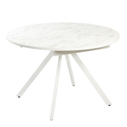 Комплект Стол ЛОКИ D-1200(+380) Опора для стола ЛОКИ Металл Белый м