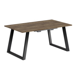 Комплект Стол ПЕРСЕЙ EGGER 1620(+500+500)*950 Опора ПЕРСЕЙ Металл Черный Матовый м